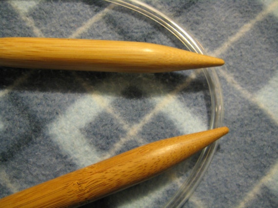 Bamboo Circular Knitting Needles US 19 15mm 16, 20, 24, 29, 32, 36