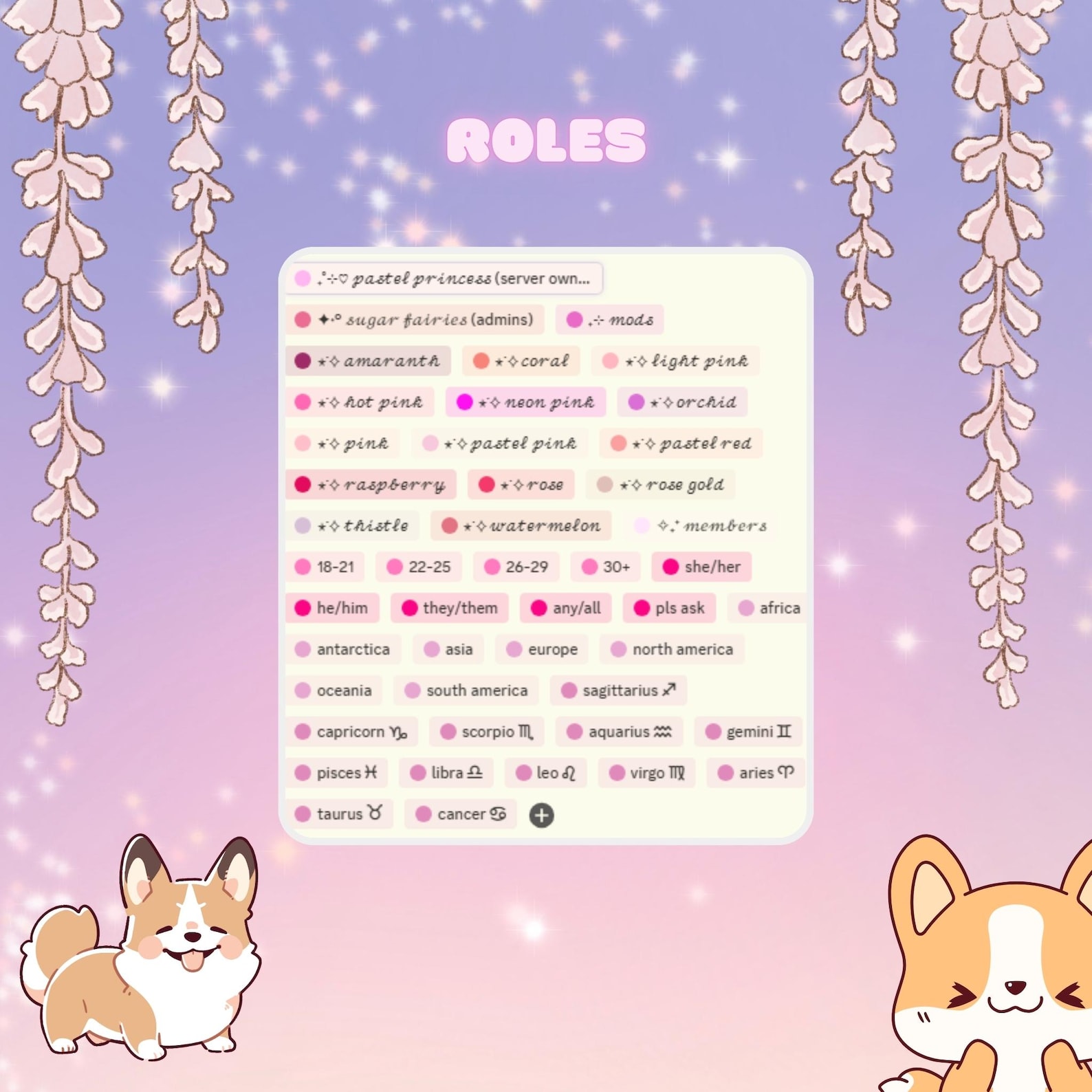 Pink Kawaii Aesthetic Discord Server Template