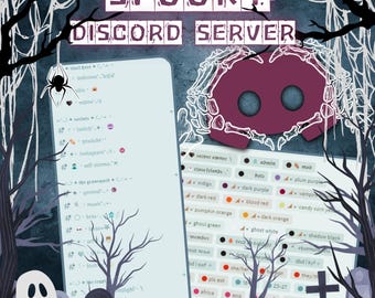 Spooky Discord Server Template: Horror Gaming Theme (Instant Download)