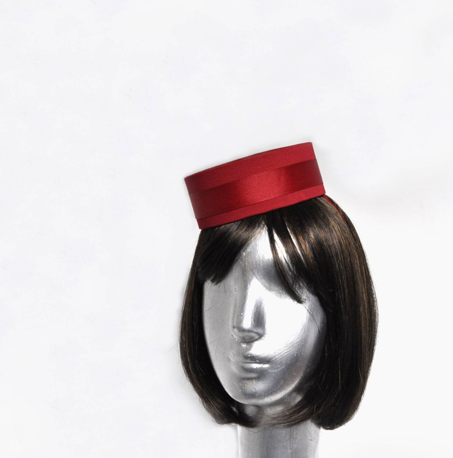 Red pillbox hat uk sale