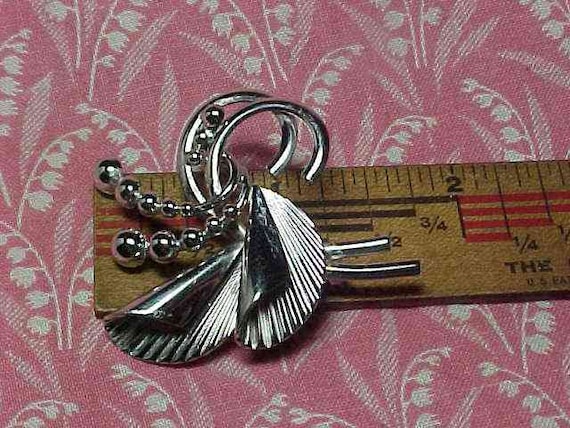 Vintage Sterling Carl Art CA Deco Brooch pin - image 2