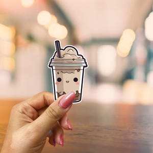 Kawaii Kaffee Aufkleber Set für Laptop, Journal, Telefon, Wasserflasche, Scrapbooking