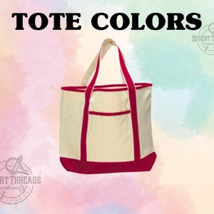 Personalized Canvas Tote, Ironic Boat Bag, Monogram Canvas Tote Bag, Custom Tote Bag, Preppy Embroidered Tote Bag, Funny 90s Style Tote Bag
