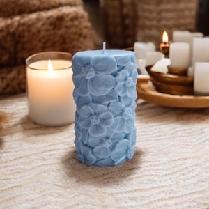 Pillar Flower Candle