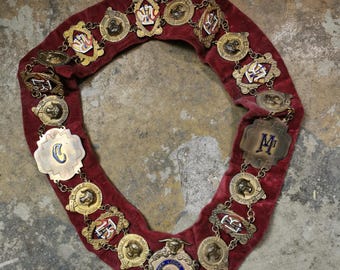 2 cimeli massonici fraterni — antichi, vintage, originali