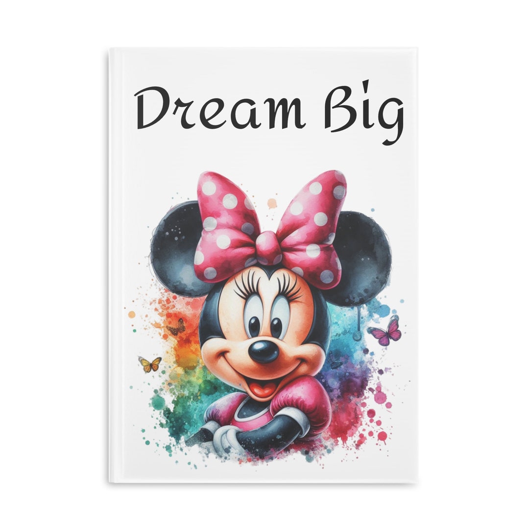 Mini Mouse Notebook Minnie Mouse A4 Notebook: Dream Big With Disney Magic - Etsy