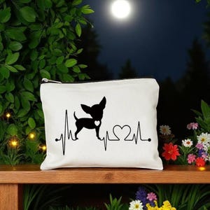 Astuccio portapenne Cat Girl - Borsa cosmetica in stile giapponese / Astuccio con stampa a trasferimento termico / Borsa per cancelleria o trucco carina