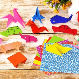 Kit fai da te di carta origami per bambini – 40/400 fogli di carta colorata, 69 modelli, guida artigianale – regalo educativo creativo per bambini dai 4 anni in su