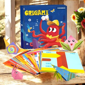 DIY Origami Animal Paper Kit for Kids, 108 Pages Educational Craft Toy, Fun Handcraft Activity, Creative Gift for Children