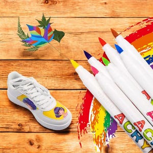 60 kleuren acrylverfpennen – borstelmarkeringen met dubbele punt voor steen, glas, keramiek, stof, kaarten DIY-kunstbenodigdheden
