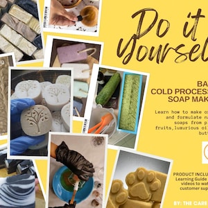 DIY Cold Process Soap Making Guide (learn How to Formulate Your Own ...