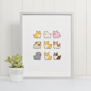 Dogs Cross Stitch Pattern | DIY Cross Stitch | Cute Pet Lover Gift | Instant Download