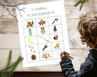 Camping/Outdoor Scavenger Hunt