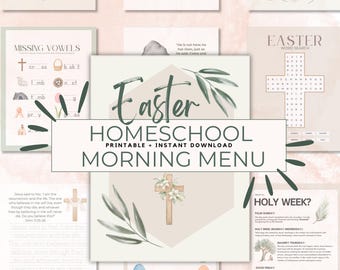Menu du matin de Pâques axé sur la foi pour l'école à la maison
