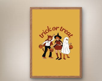 Halloween Printable Wall Art / Trick or Treat