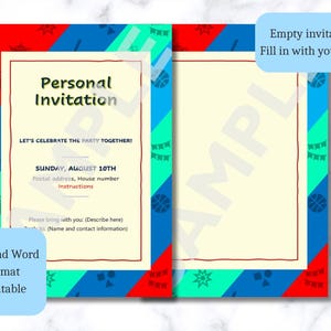 Mockup voor persoonlijke uitnodiging