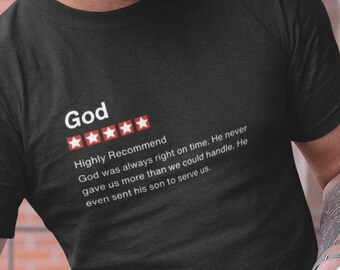 God Review T-Shirt: Funny Christian Apparel