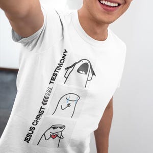 Testimony Doodle T- Shirt | Christian Faith | Fun Creative Testimony Apparel | Share Your Story | Sketch Comedy | Funny cartoon |  Thank God