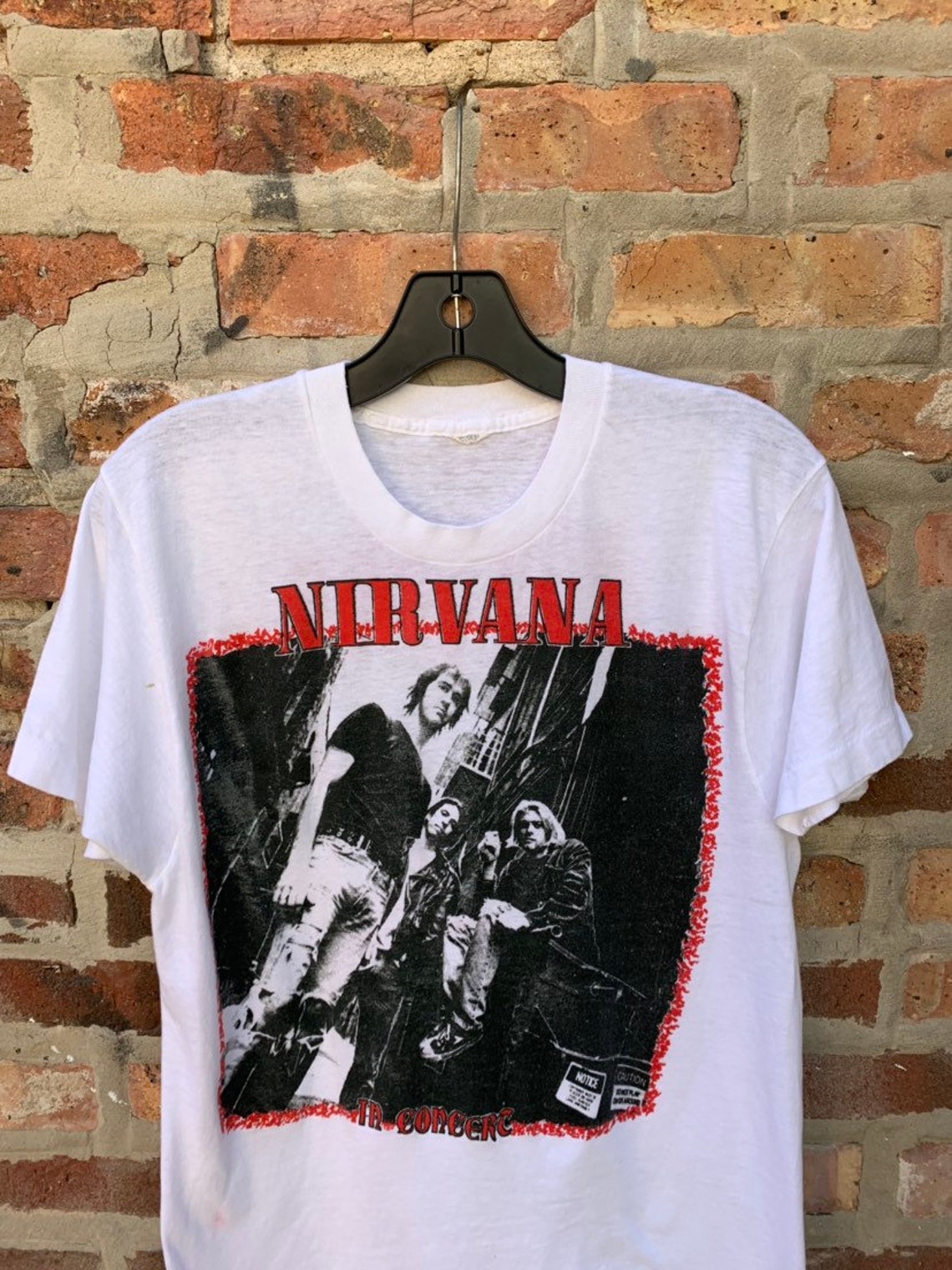 Vintage 90s NIRVANA en utero tour camiseta verdadera bootleg | Etsy
