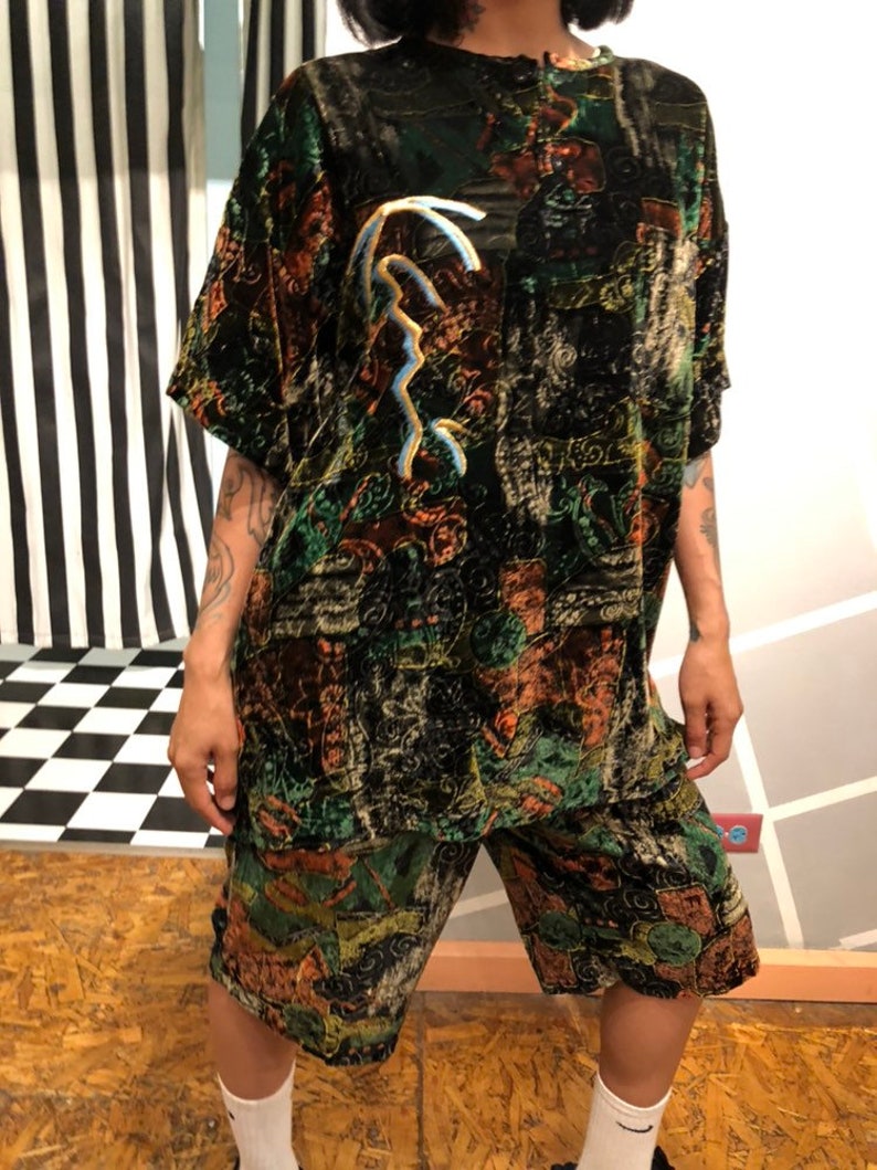 karl kani velour suit