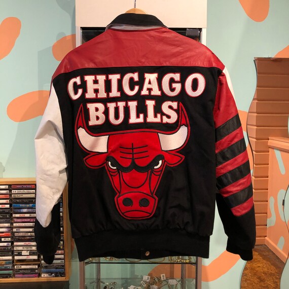 jeff hamilton chicago bulls leather jacket