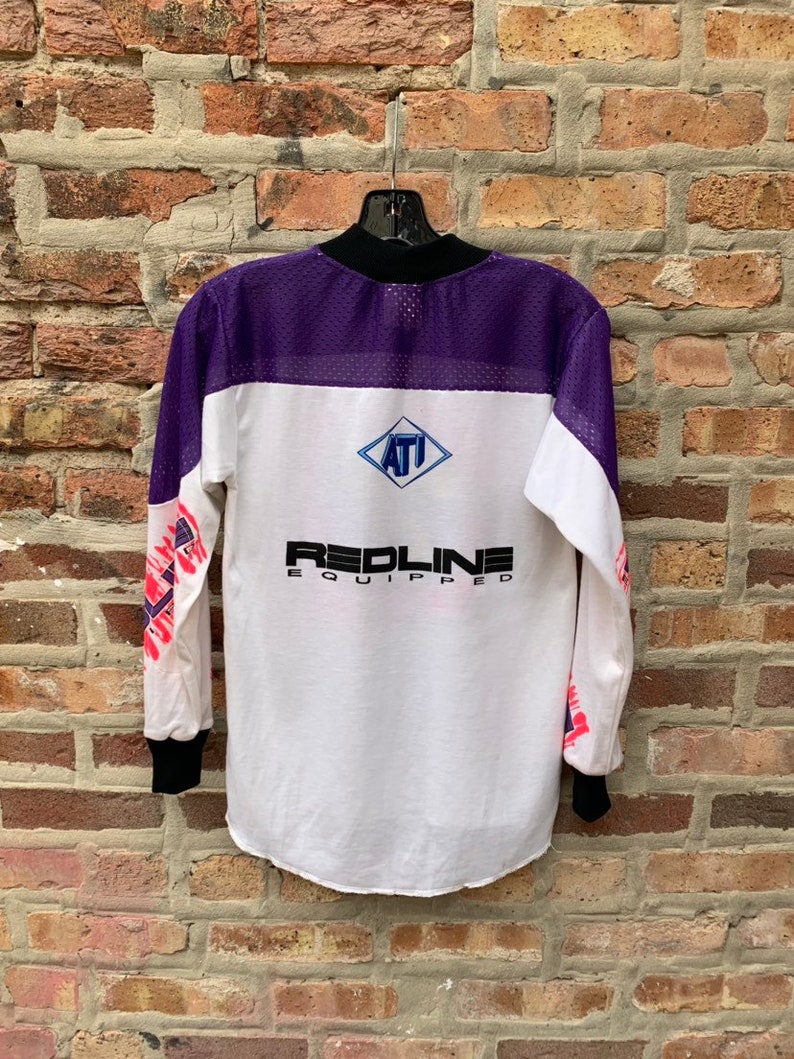 Vintage 80s REDLINE BMX Racing Jersey Youth Size L Gt Haro Elf Etsy