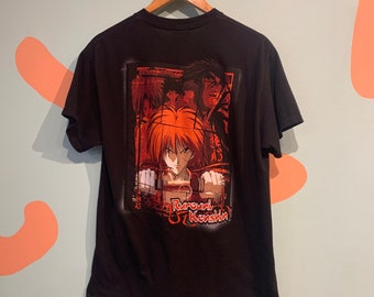 Vintage Rurouni Kenshin Manga Anime T-Shirt Size Medium tee