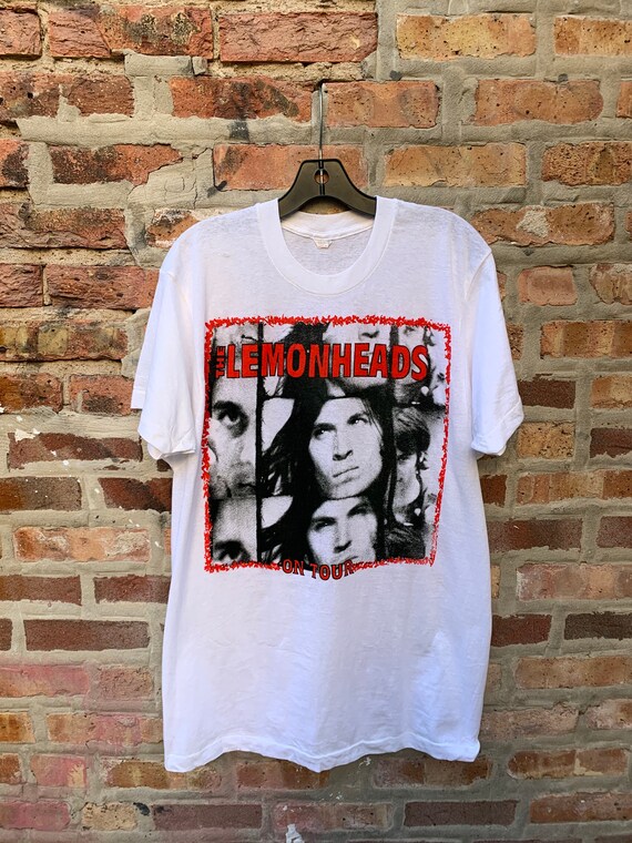 Vintage 90s LEMONHEADS T-Shirt Size XL Evan Dando