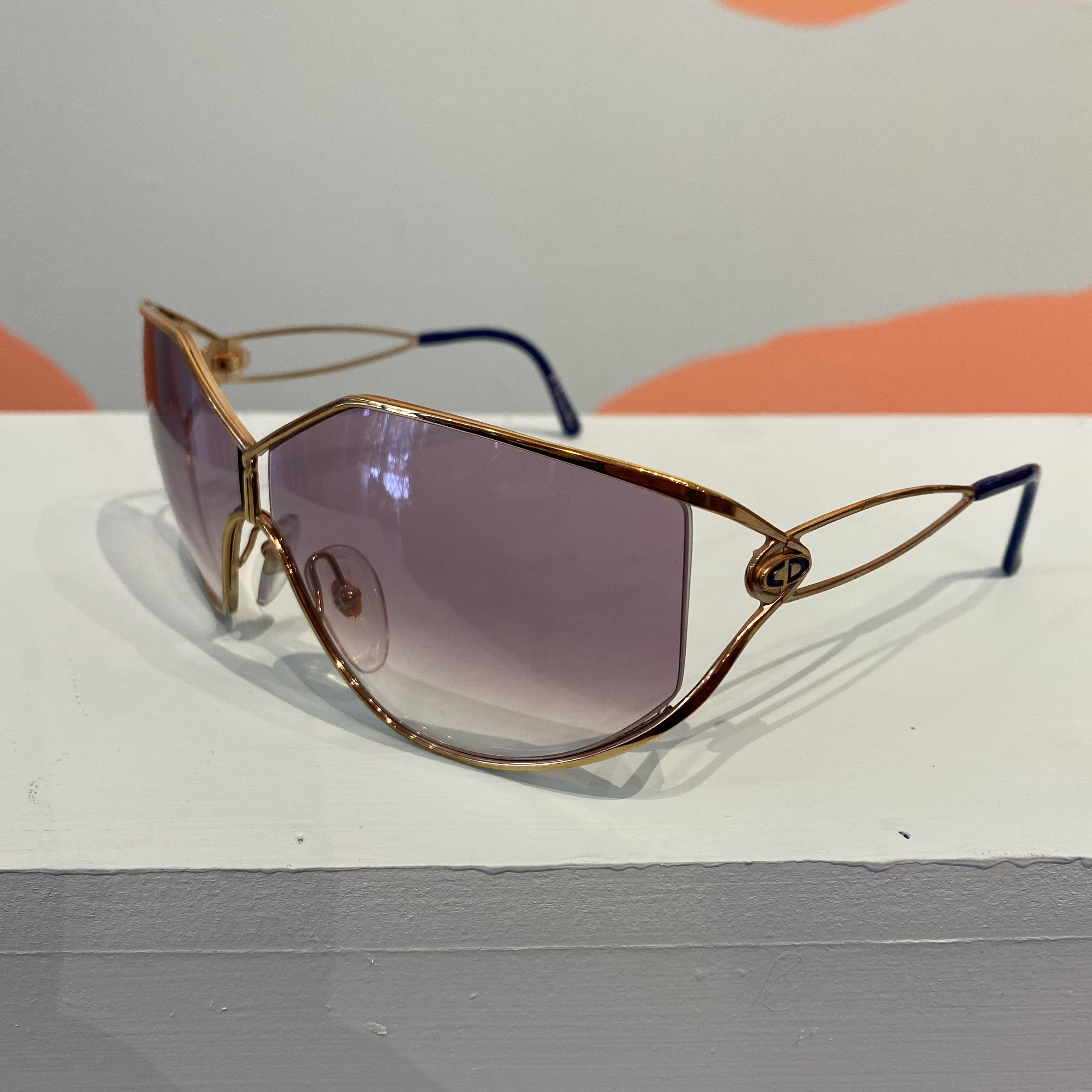 Vorming Informeer hoogte Vintage 90s CHRISTIAN DIOR Sunglasses Purple Lenses With Gold - Etsy