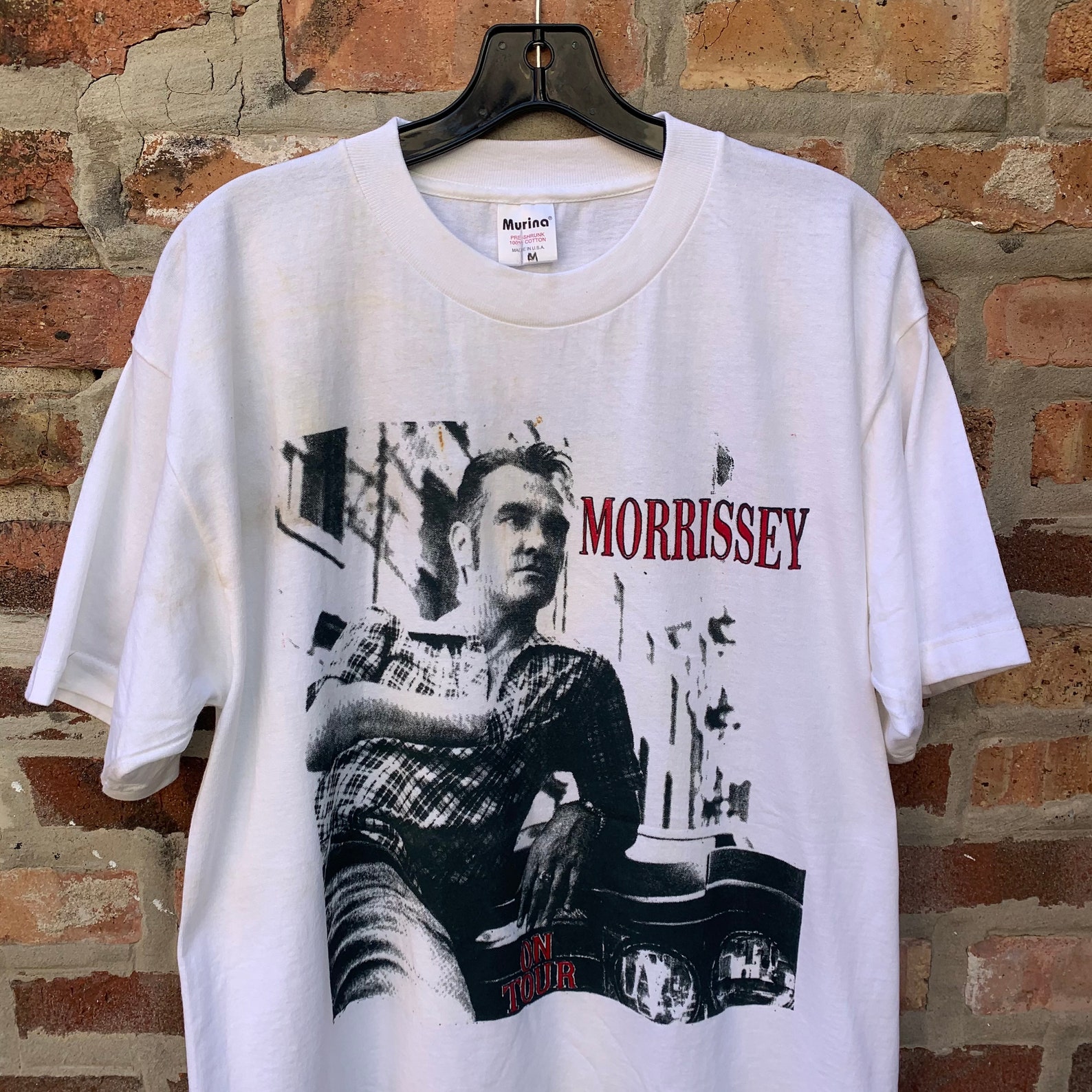 Vintage 90s MORRISSEY T-shirt Size XL Parking Lot Bootled in | Etsy