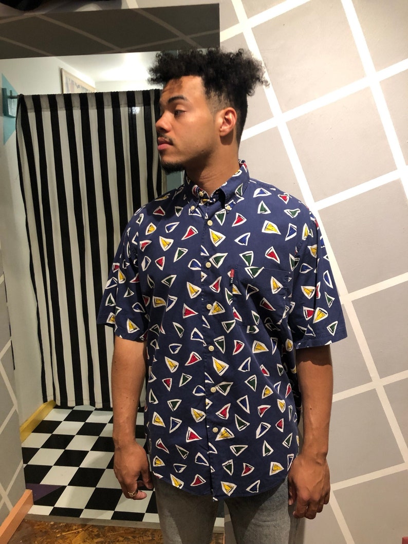 fila button down shirt