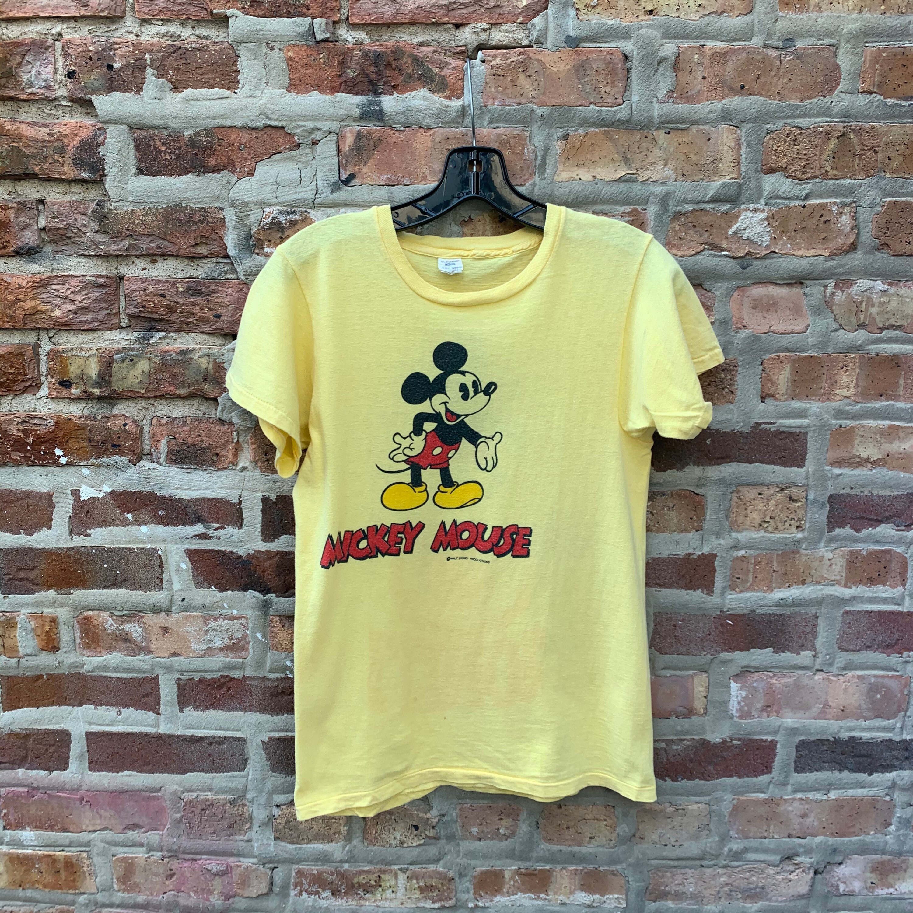 Vintage 80s Mickey Mouse Double Sided T 