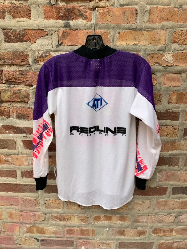 Vintage 80s REDLINE BMX Racing Jersey Youth Size L Gt Haro Elf Etsy