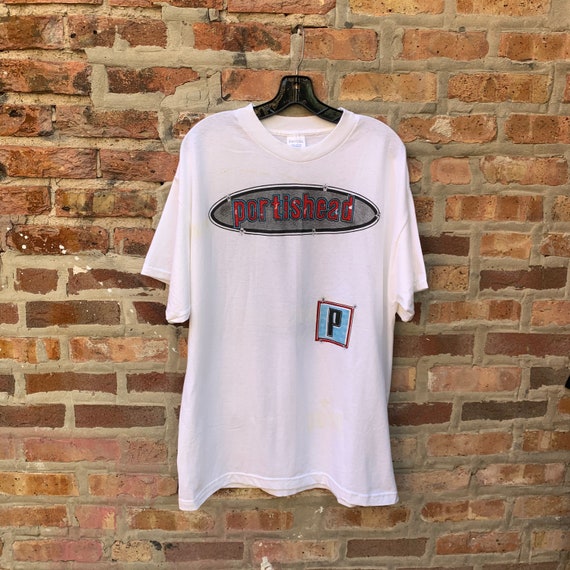 Vintage 90s PORTISHEAD Band T-shirt Size XL Parkin