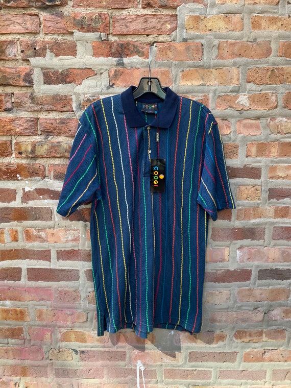 Vintage 90s COOGI Polo Shirt Deadstock Size