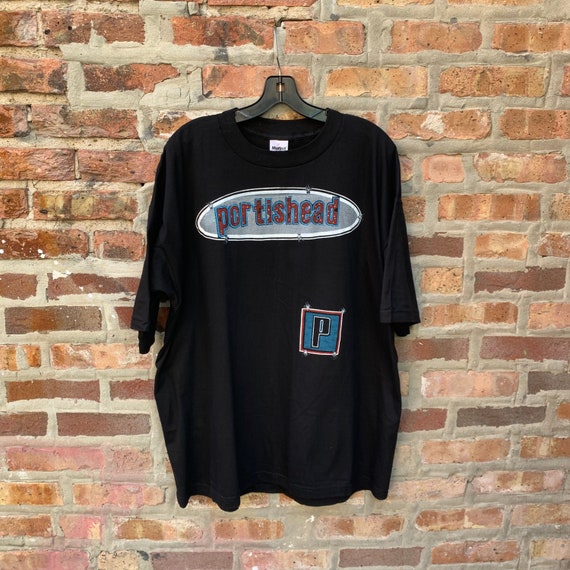 Vintage 90s PORTISHEAD Band T-shirt Size XL Parkin