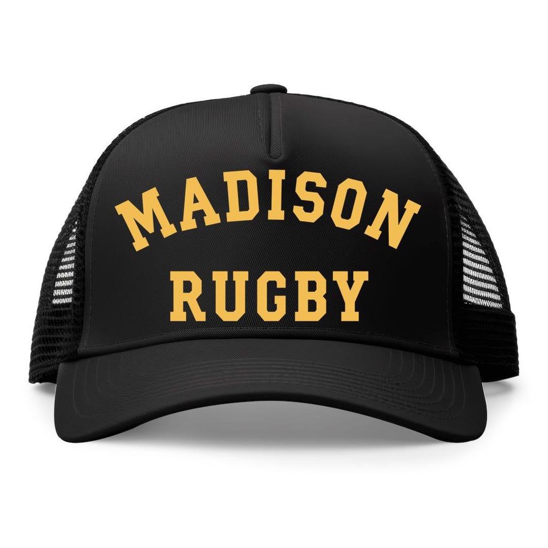 Madison Rugby Block Letters Foam Trucker Cap - Etsy