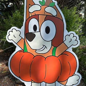 Bluey - Bingo Halloween props, Bluey cartoon decorations, Bluey cartoon Cutouts, Bluey centerpieces , Bluey theme party, Halloween props