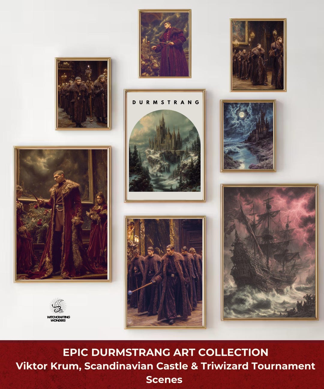 Durmstrang Institute Art Collection Viktor Krum Scandinavian Castle durmstrang-institute-art-collection-viktor-krum-scandinavian-castle