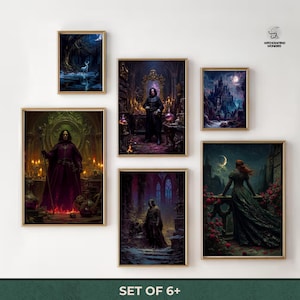 The Potions Prince Art Collection – 7-Piece Limited Edition Journey  Love and Loss Epic Fantasy Art Potions Master, Half Blood Prince, Lily