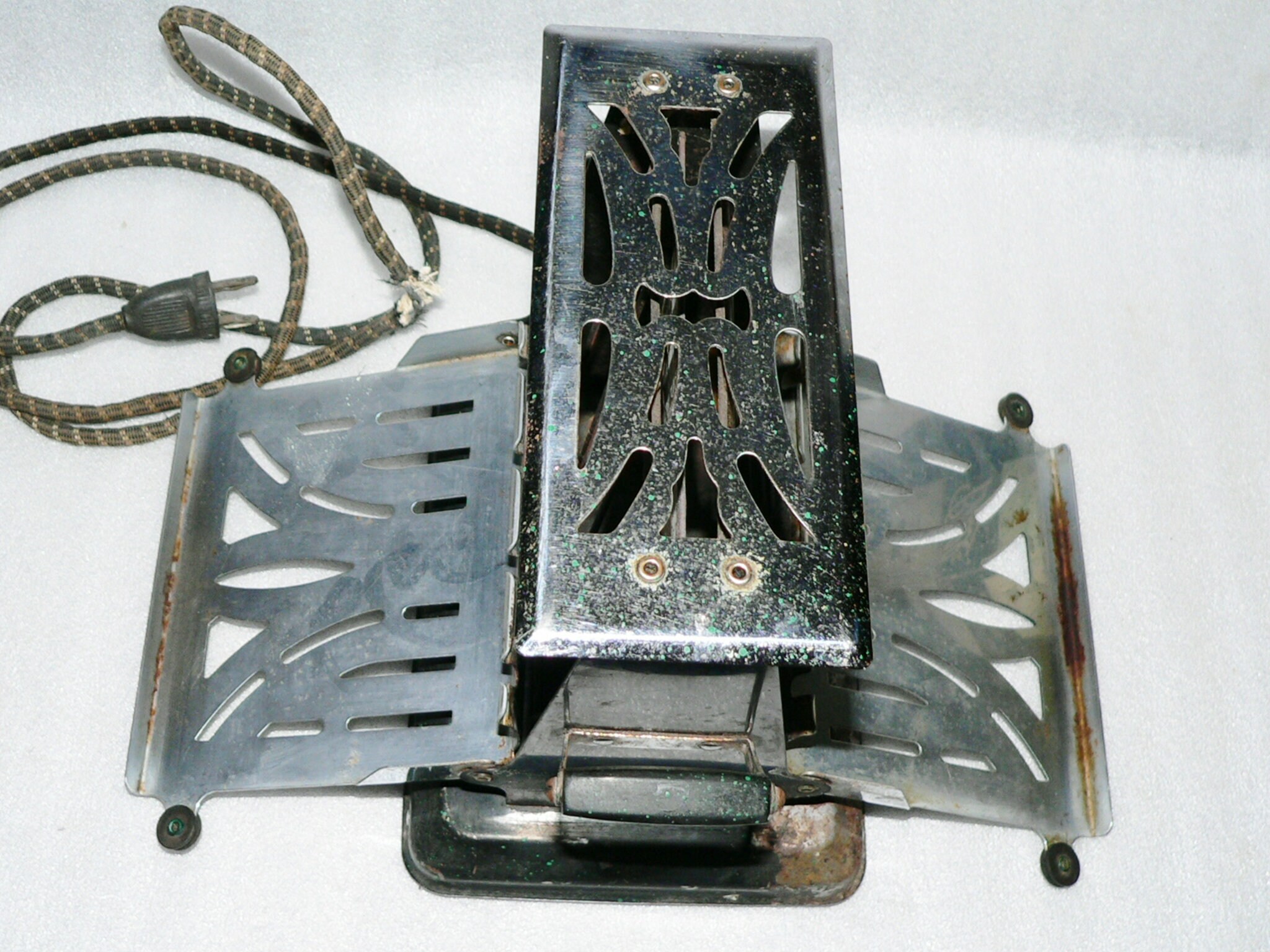 Antique Lady Hibbard FlipFlop Toaster Chrome Kitchen Etsy