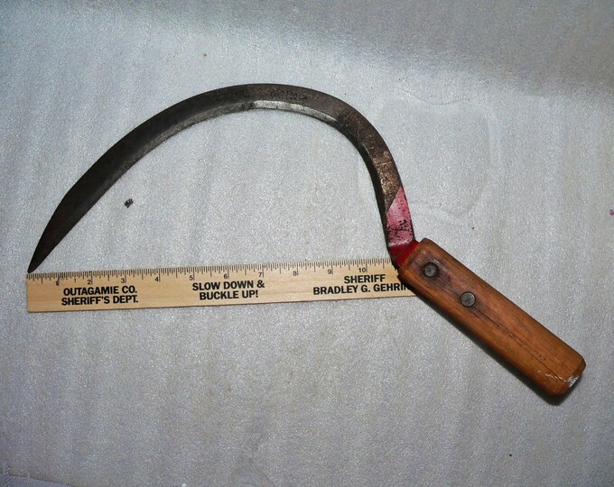 Vintage JPH Everkeen Farm Tool Hand Sickle Corn Stalk Knife Scythe Etsy