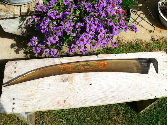 RARE Vintage Schwanen Sense Redtenbacher 32” Scythe Blade Austria