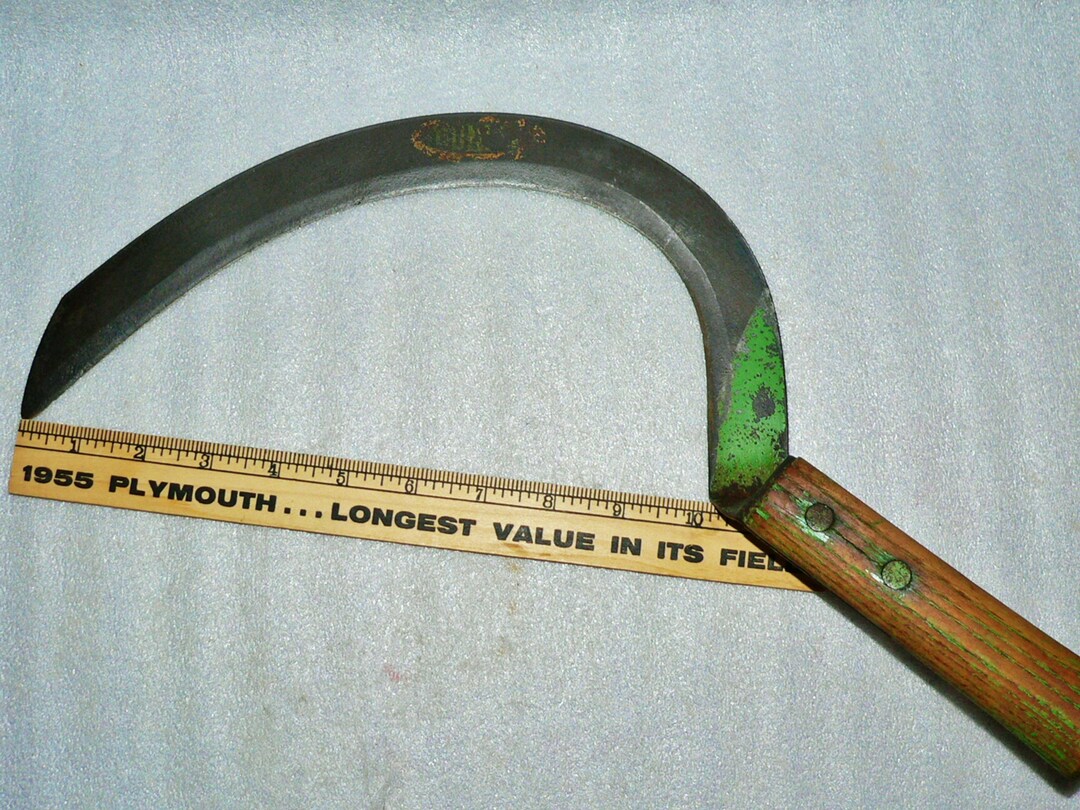 Farm Tool Hand Sickle Corn Stalk Knife Scythe Cutter Etsy