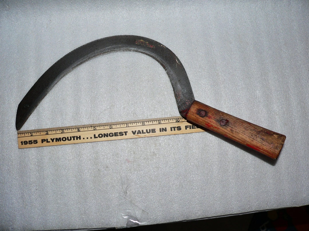 Farm Tool Hand Sickle Corn Stalk Knife Scythe Cutter Etsy