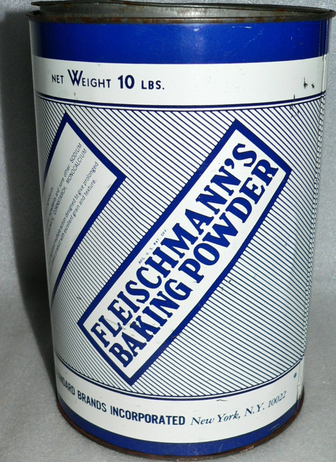 Fleischmann's Baking Powder 10 Lb Tin Kitchen Decor Etsy