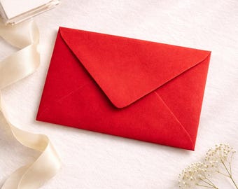 Dark Red Envelopes A6 DL Square A5, Burgundy Wedding Invitation Envelopes, 120gsm Paper, Gummed Closure, Bulk Pack 10-200