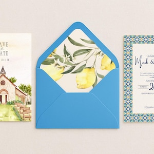 Royalblaue Umschläge - Hochzeitseinladungsumschläge in kräftigem Blau | 120g/m² Premium Papier für Events & Schreibwaren