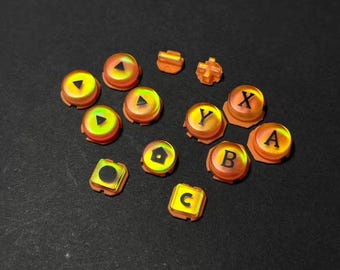 Switch 2 Fire Buttons For Joycons & Nintendo Lite Handmade Custom Artisan Gaming Console Accessories Aesthetic Upgrade Gamers DIY