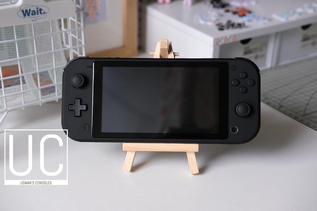 Nintendo switch lite black セット Midnight Black - Soft Touch Pastel Black - Custom Switch